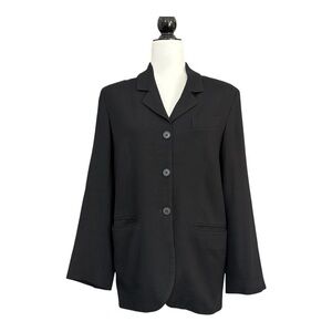 Vintage Thomas‎ Burberry Single Breasted Wool Viscose Blend Women's Blazer Sz 10
